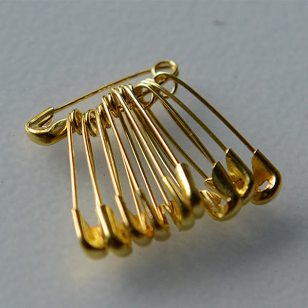100 Pcs Gold / Silver Small Safety Pins