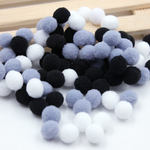 100Pcs Colorful Pompom Ball Fur Ball Plush