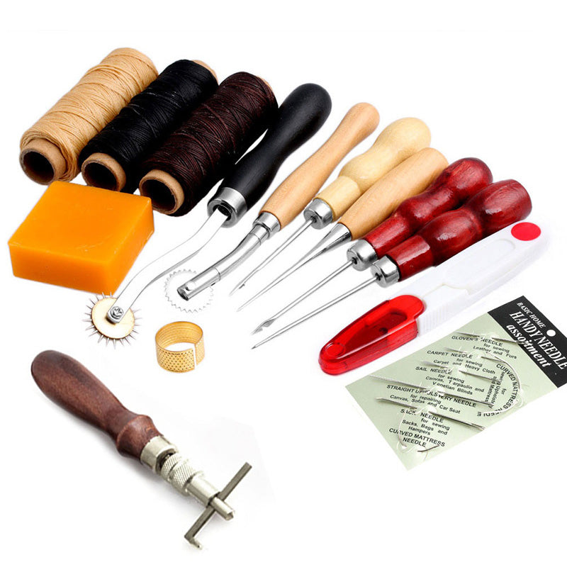Leather Craft Hand Stitching Sewing Tool Set