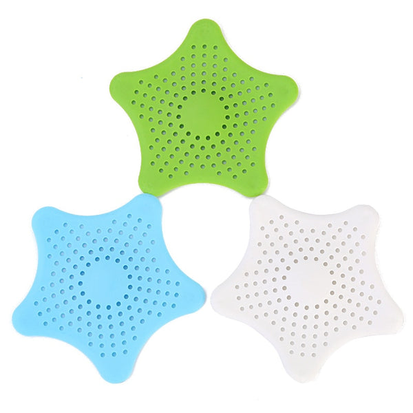 1Pc Star Sewer Outfall Strainer Bathroom Sink Filter