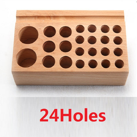 1 Pc 24 Holes Craftool Wood Tool Stamp Stand