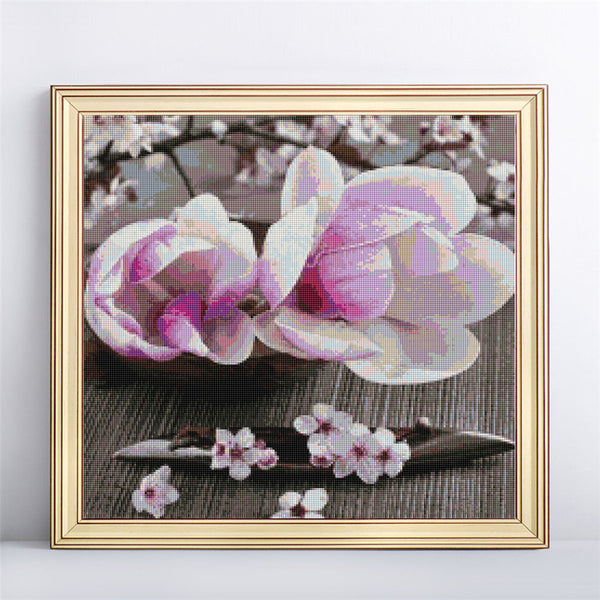 3D Diamond Painting Peach Blossom