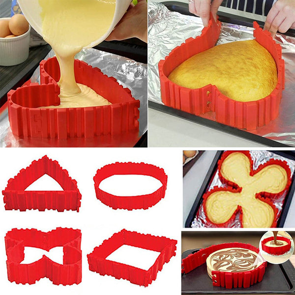 CAKE MOLD - BAKE SNAKE 4 PCS/SET