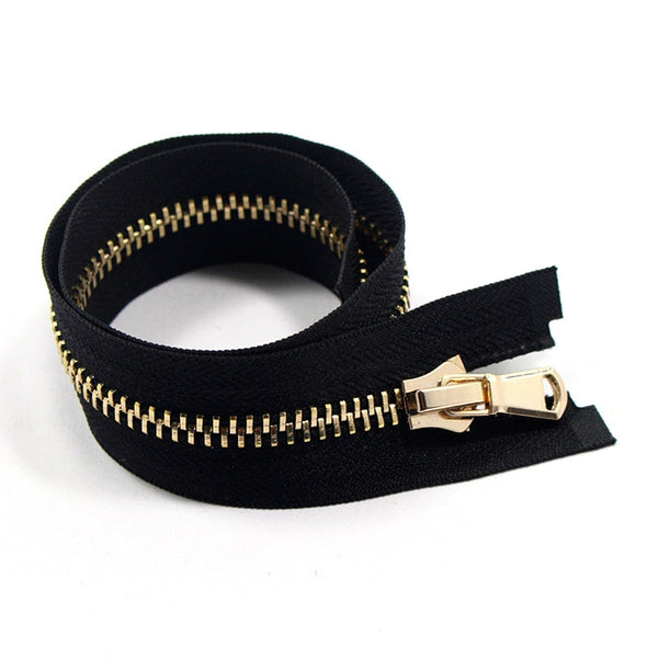 Open-End Metal Zippers With Pearl Slider