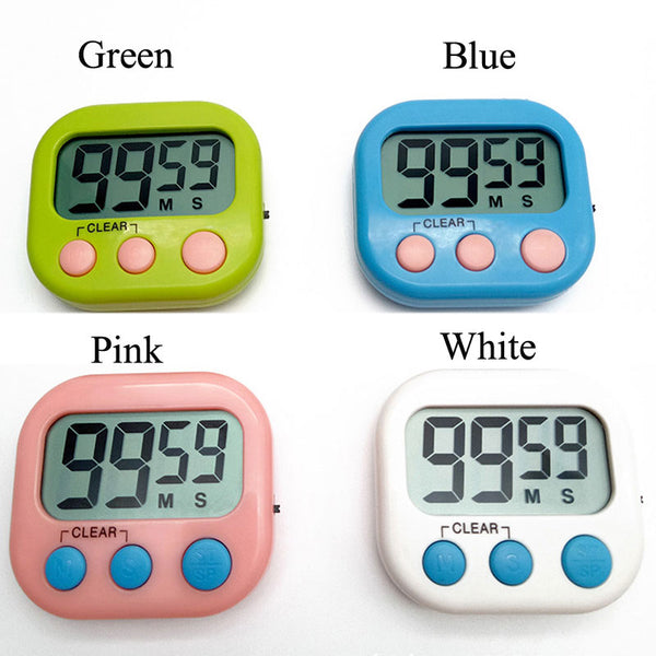 4colors Magnetic LCD Digital Kitchen Timer