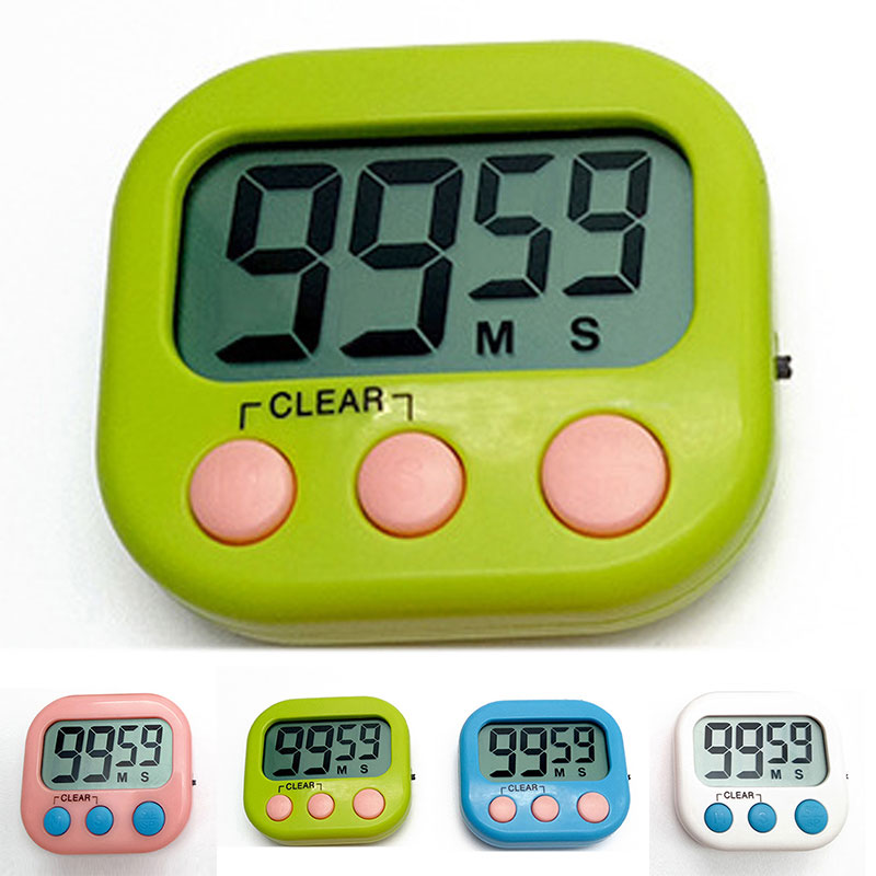 4colors Magnetic LCD Digital Kitchen Timer