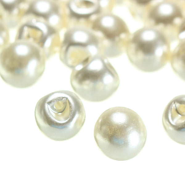 60 Pcs (0.4") Round Sewing Buttons Pearl Buttons