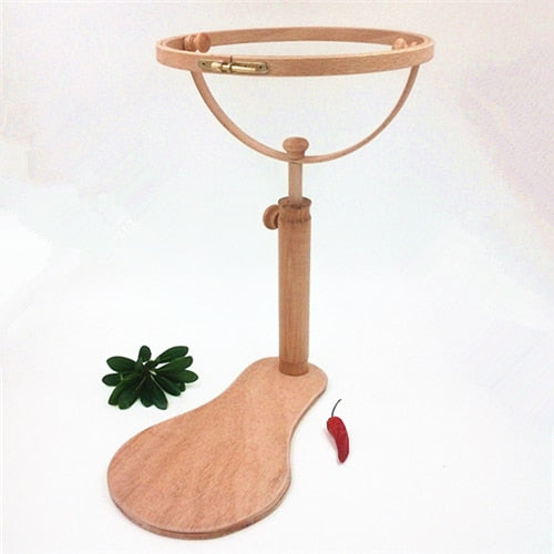 9 Inch Standing Quilting Frame embroidery Wooden Hoop