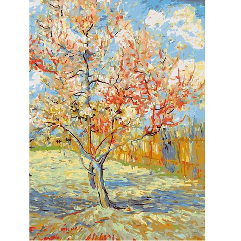 Peach Blossom Painting By Numbers
