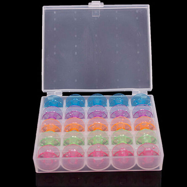 Sewing Machine Spool Case With Bobbins (25)