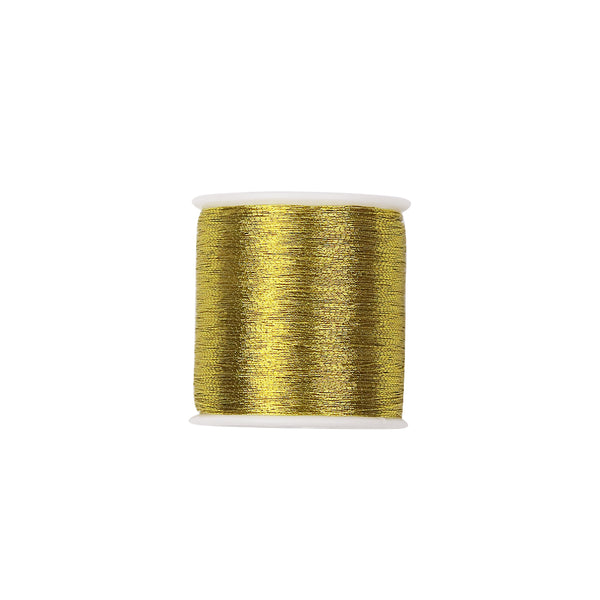 Gold / Silver 109 Meters Polyester Cross Stitch Strong Yarn