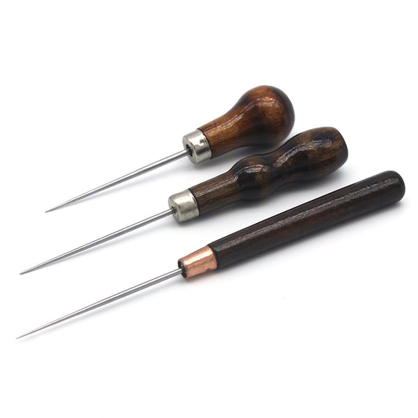 1Set Leather Tent Sewing Awl Pin Punch Hole
