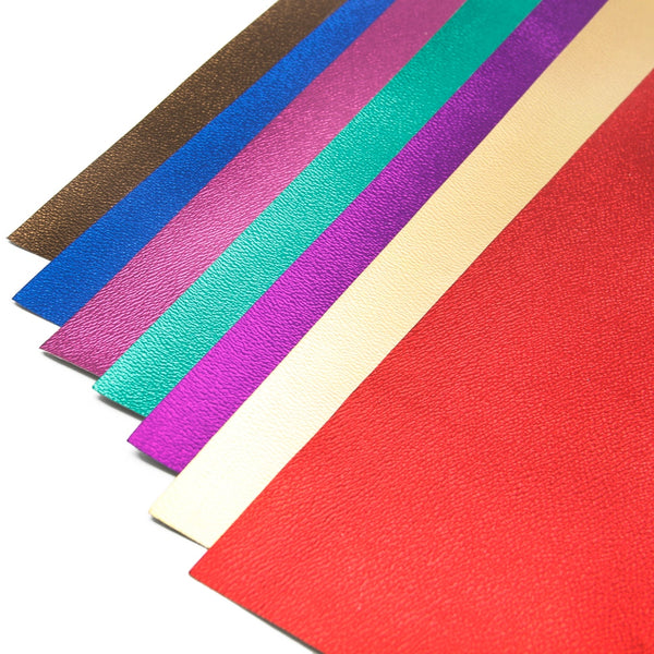 Leather Fabric (8" x 13") Faux Artificial Synthetic