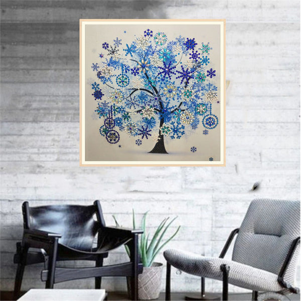 Diamond Painting Winter Flower Tree Special
