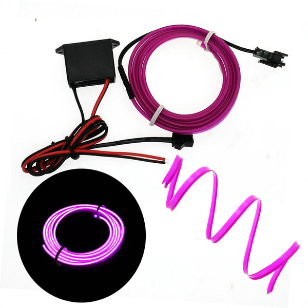 EL Wire 0.2" Sewing Edge Neon DC 12 V