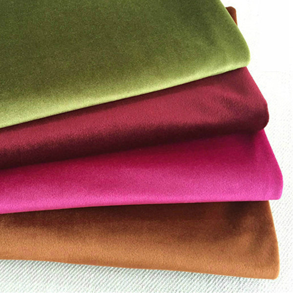 Silk Velvet Fabric (55")  Upholstery Curtain Fabric