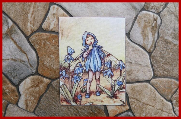 10pcs Hand Dyed Fabric (5" x 6") New Fairies Collection