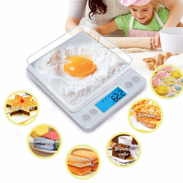 Digital Multi-function Food Kitchen Scale 3kg