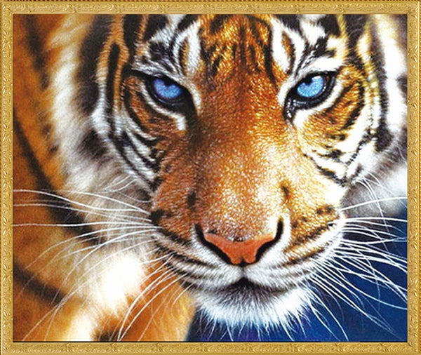 Tiger Diamond Painting Cross Stitch Animal