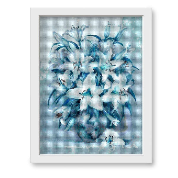 5d Diamond Painting Full Drill Square Flower Lily Picture