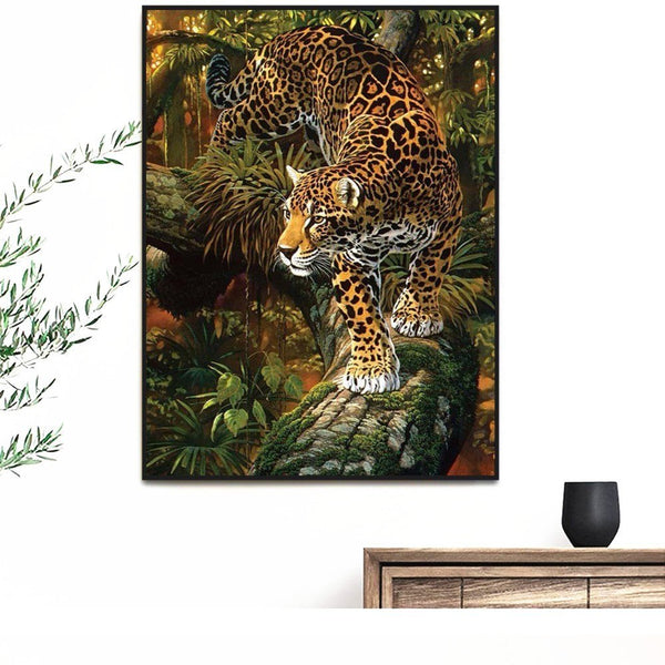 5D Diamond Painting Leopard Home Decoration