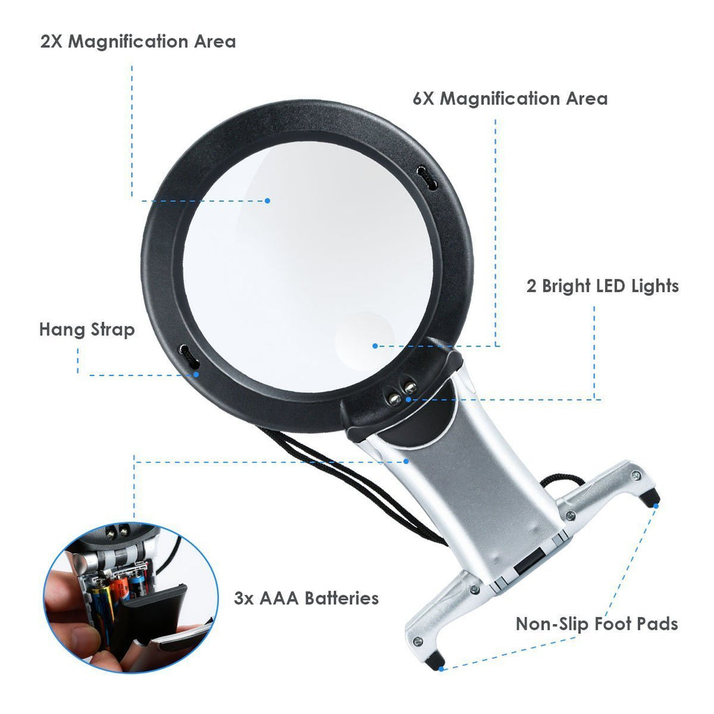 Magnifying Glass For Seniors Sewing Cross Stitch Embroidery – QuiltsSupply