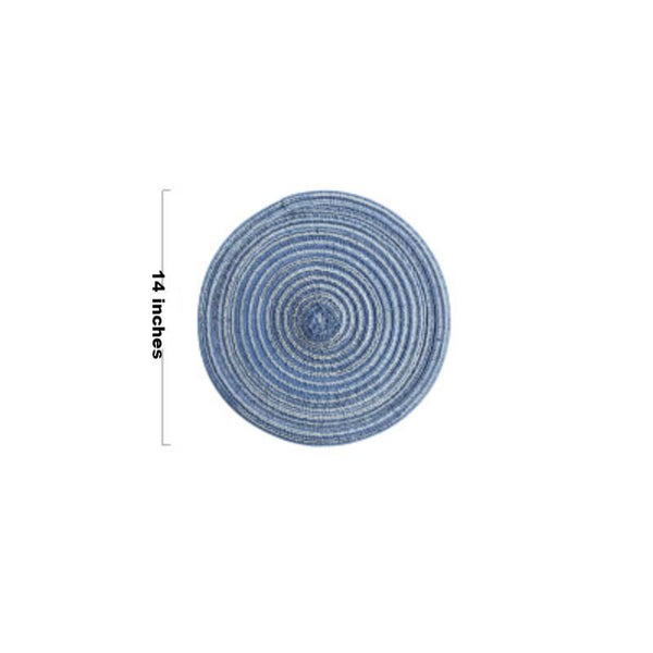 Table Ramie Insulation Pad Round Placemats
