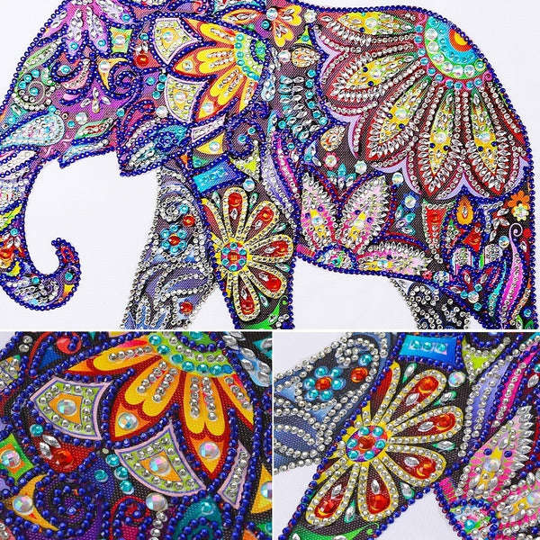 Diamond Mosaic Special Shaped Diamond Painting Elephant