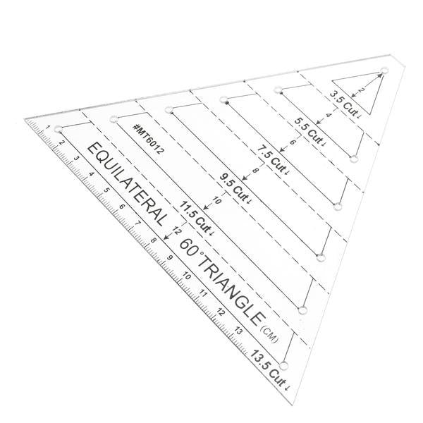 60 degree Triangle Quilting Ruler