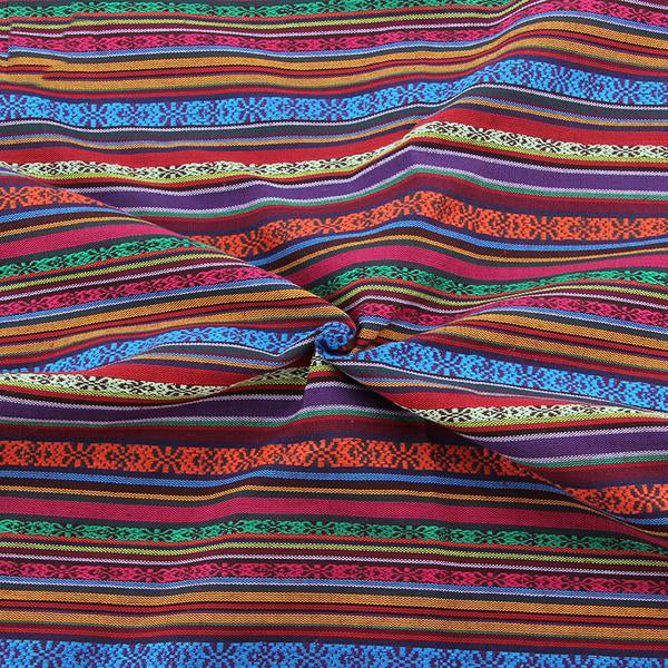 3 pcs Cotton Linen Fabric (18" x 18") New Print Floral African