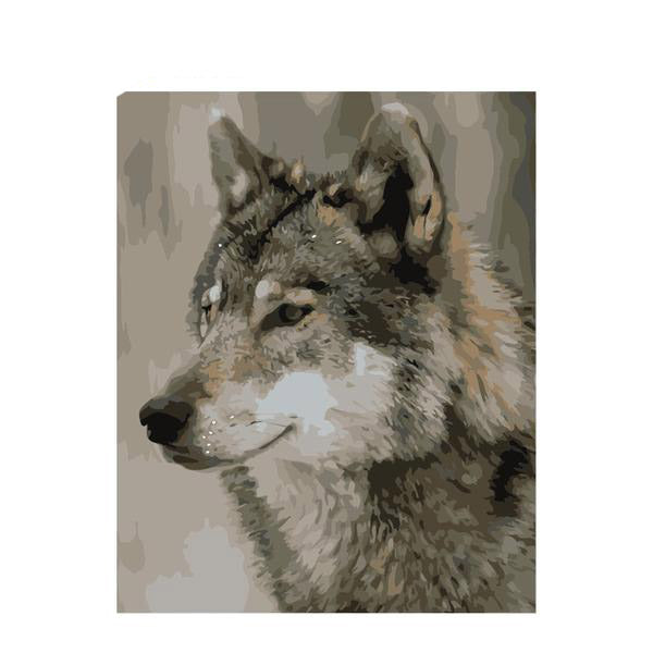 Wolf Painting By Numbers Animal
