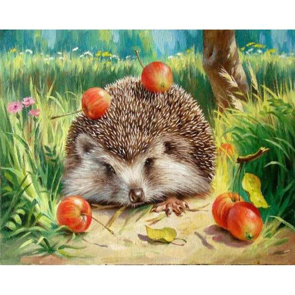 Frame Hedgehog Painting By Numbers
