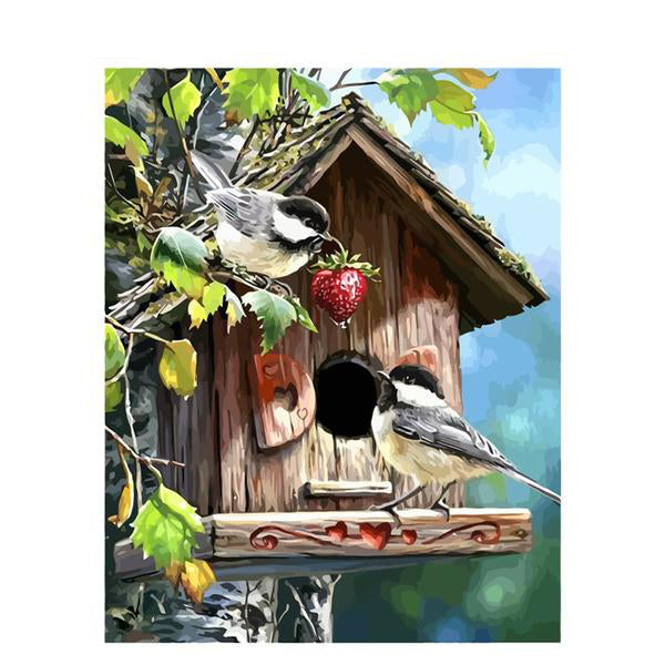 Frame Picture Birds Animals Painting By Numbers