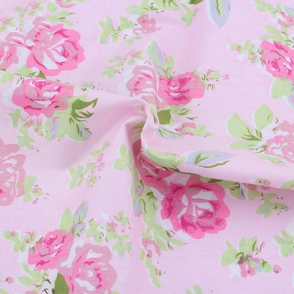 6 Pcs Cotton Fabric (16" x 20") Glamorous Floral Series