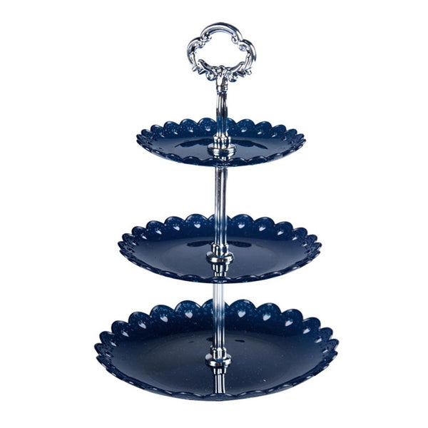 Three-layer Fruit Plate Cake Stand