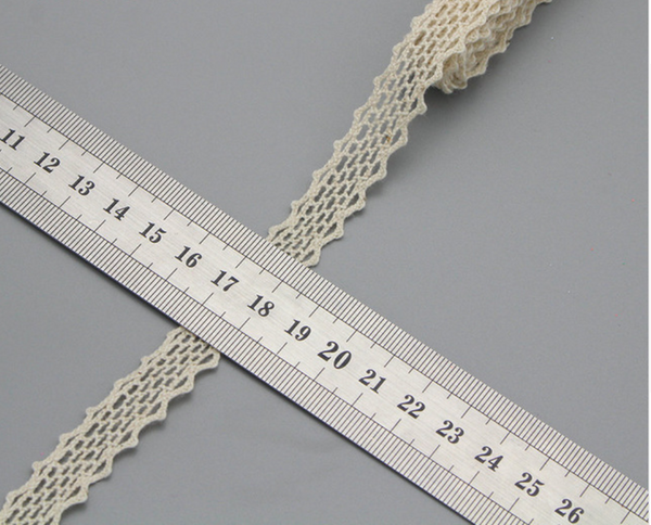 Ivory Trim Cotton Crocheted Lace