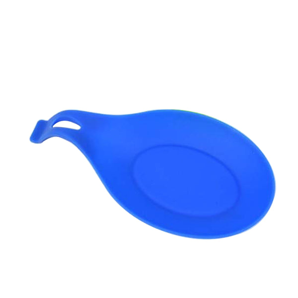 1pc Silicone Spoon Rest Heat Resistant Utensil Spatula Holder