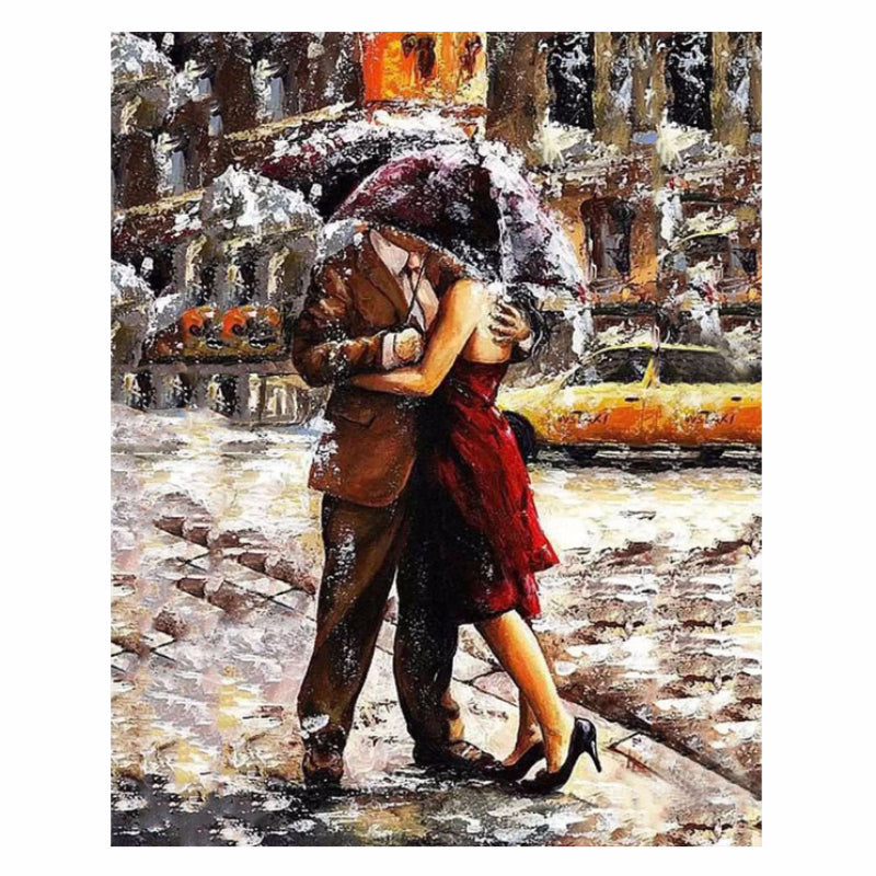 A Kiss Under Umbrella