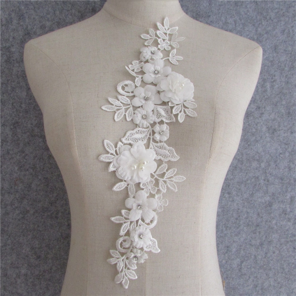 Fashion Style Fine Lace Collar White Beautiful Flower