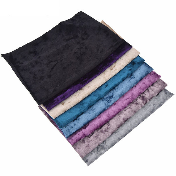 Polyester Spandex Velvet Fabric (11"x8") Colorful Flexible Cloth