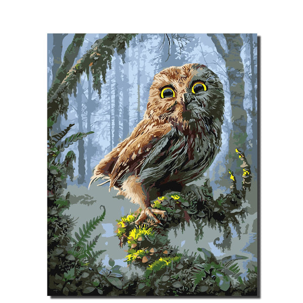 Frame Painting By Numbers "Owl"