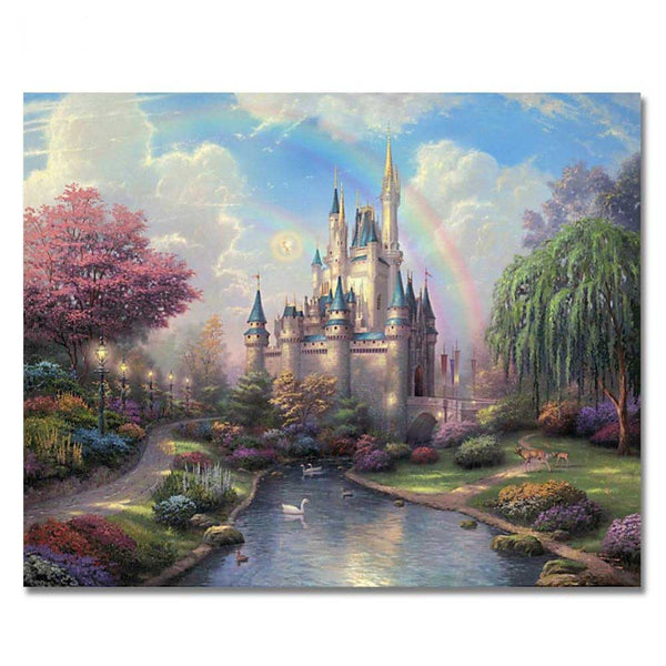 Dream Castle Painting Pictures By Numbers