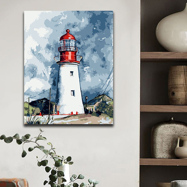 Lighthouse Defend Painting By Numbers