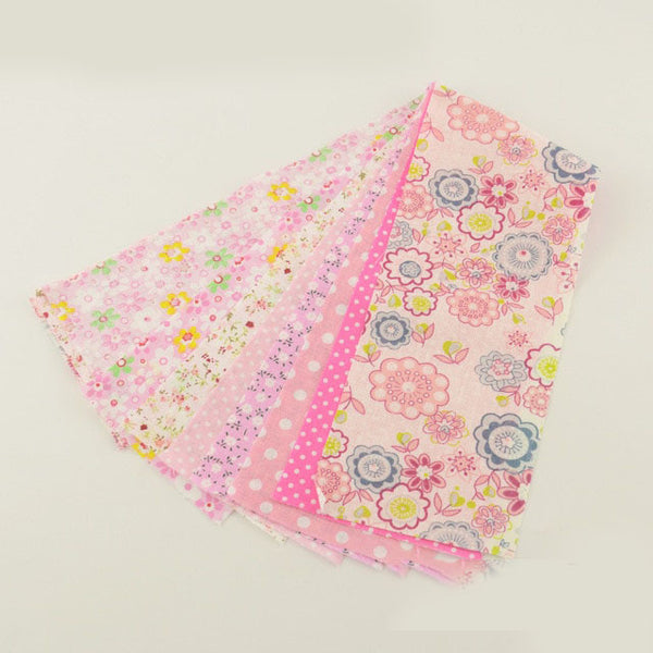 7 PCS Cotton Fabric (4" x 20") Jelly Rolls Strips