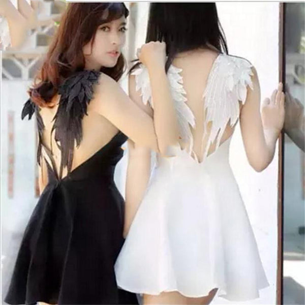 1 Pair Stylish Embroidered Angel Wings Fabric Patch