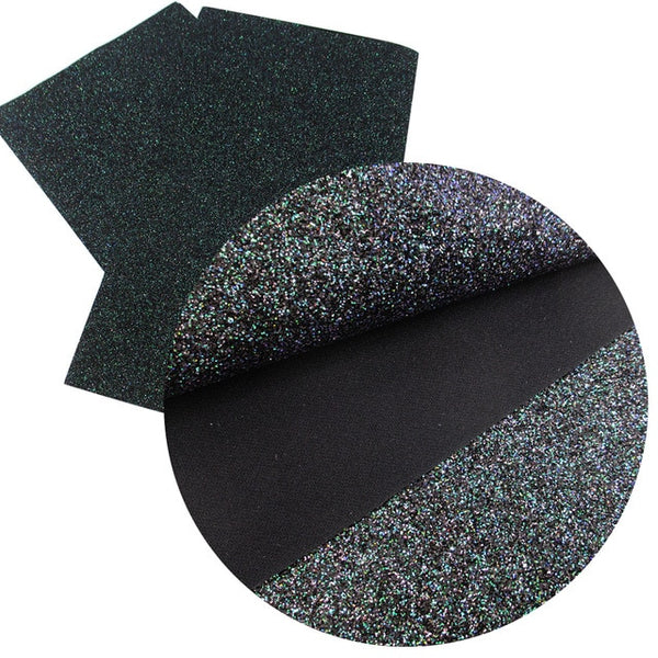 Glitter Material Fabric (8" x 13") Synthetic Leather