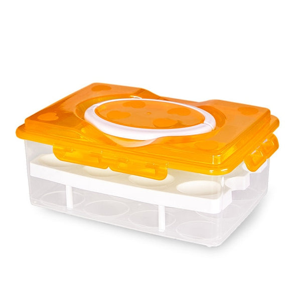 24 Grid Egg Box Food Container