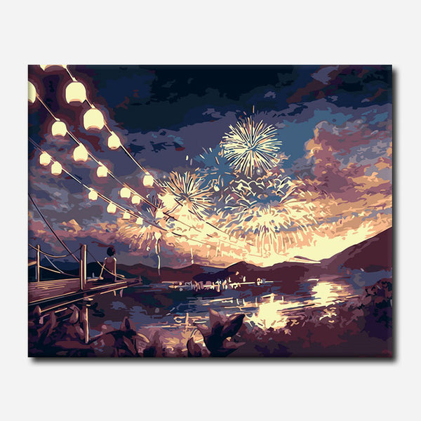 Painting By Numbers Home Wall Art Picture