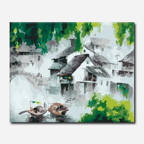 Painting By Numbers Home Wall Art Picture