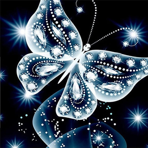 5D Diamond Painting  Butterfly Flower